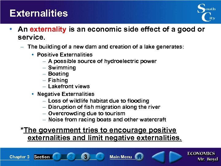 Externalities • An externality is an economic side effect of a good or service.