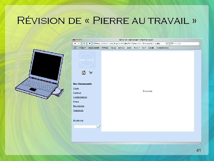 Révision de « Pierre au travail » 41 