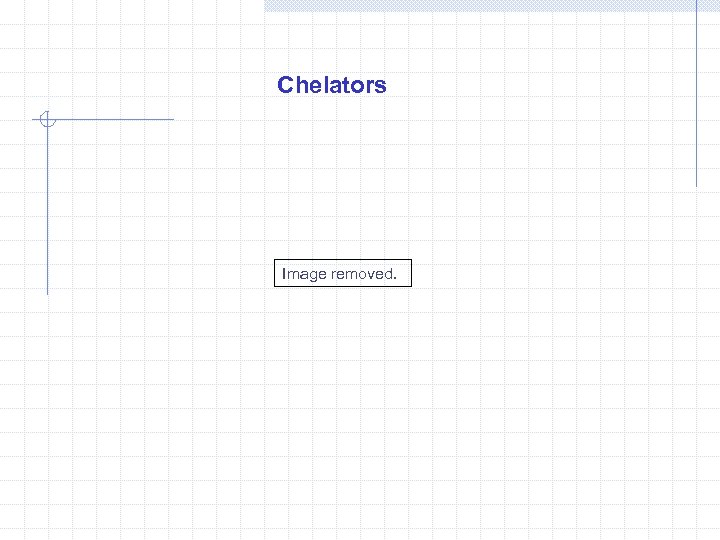 Chelators Image removed. 