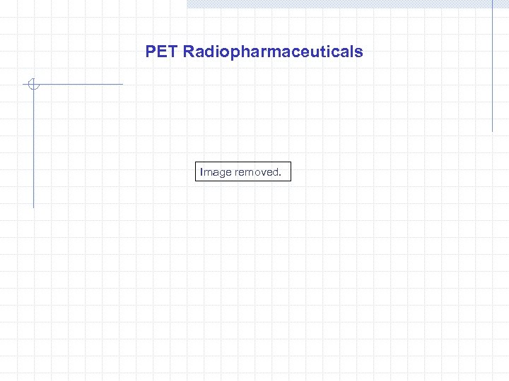 PET Radiopharmaceuticals Image removed. 