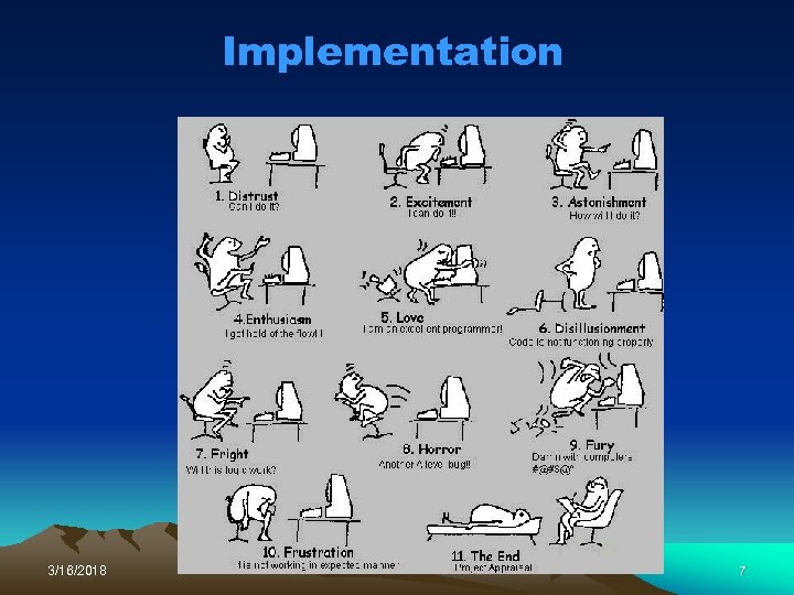 Implementation 3/16/2018 7 