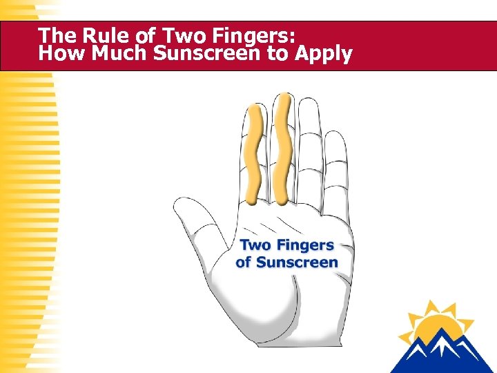 The Rule of Two Fingers: How Much Sunscreen to Apply 