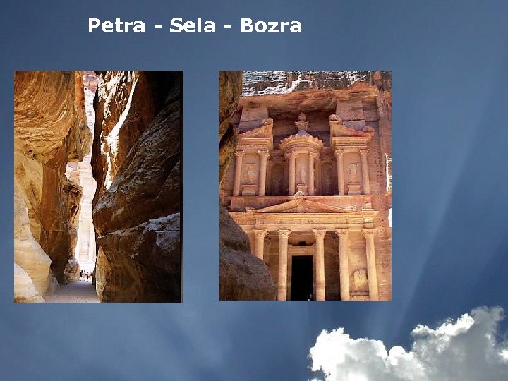 Petra - Sela - Bozra 