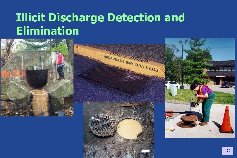 Illicit Discharge Detection and Elimination 70 