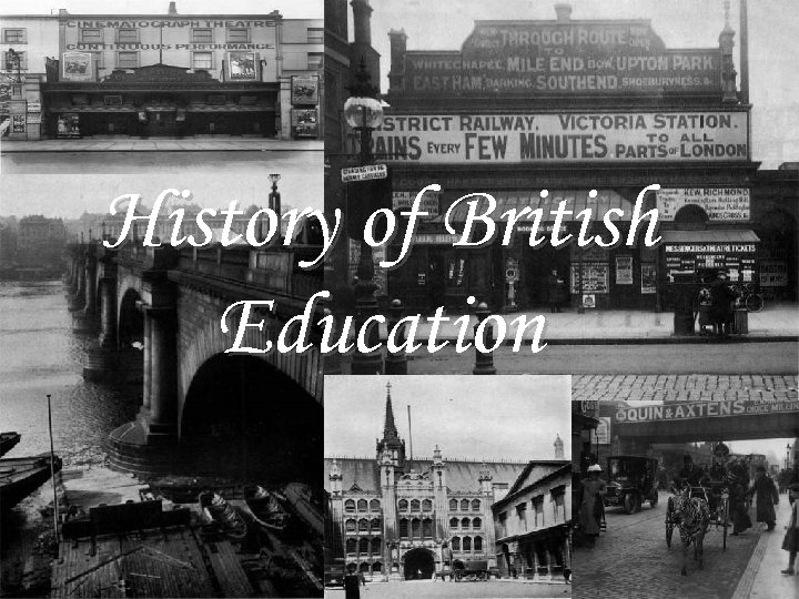 History of British Education 