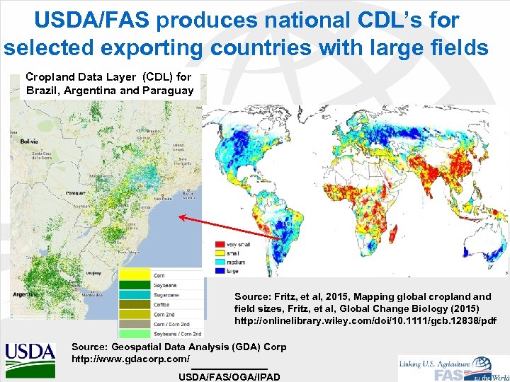 Latest Updates to USDA s GLAM Global Agriculture Monitoring