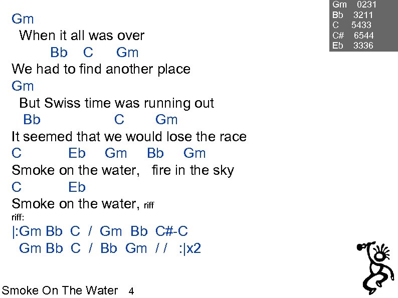 Gm When it all was over Bb C Gm We had to find another