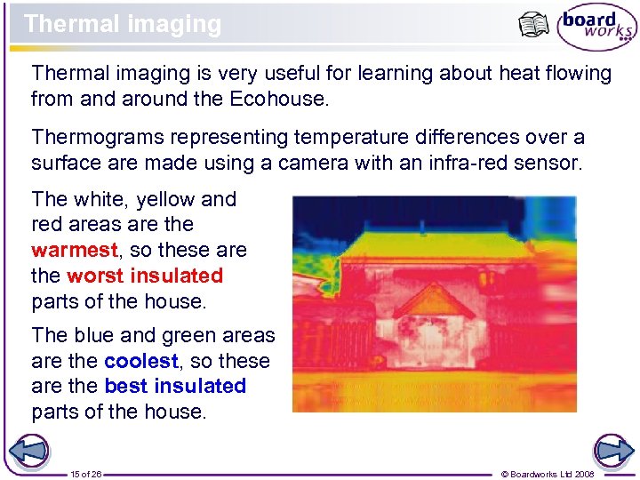 Thermal imaging is very useful for learning about heat flowing from and around the