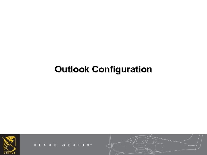 Outlook Configuration 