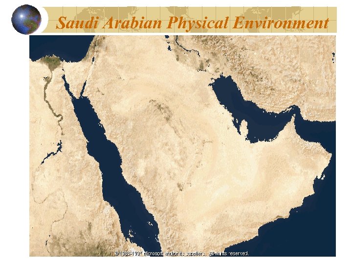 Saudi Arabian Physical Environment 