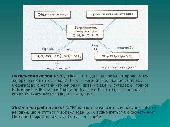 Пятидневна проба БПК (БПК 5) – стандартна проба в гідрологічних лабораторіях на якість води.