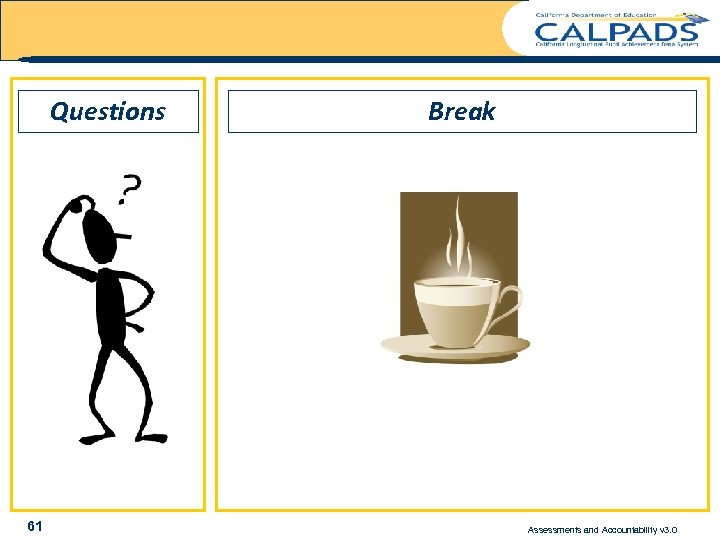 Questions 61 Break Assessments and Accountability v 3. 0 
