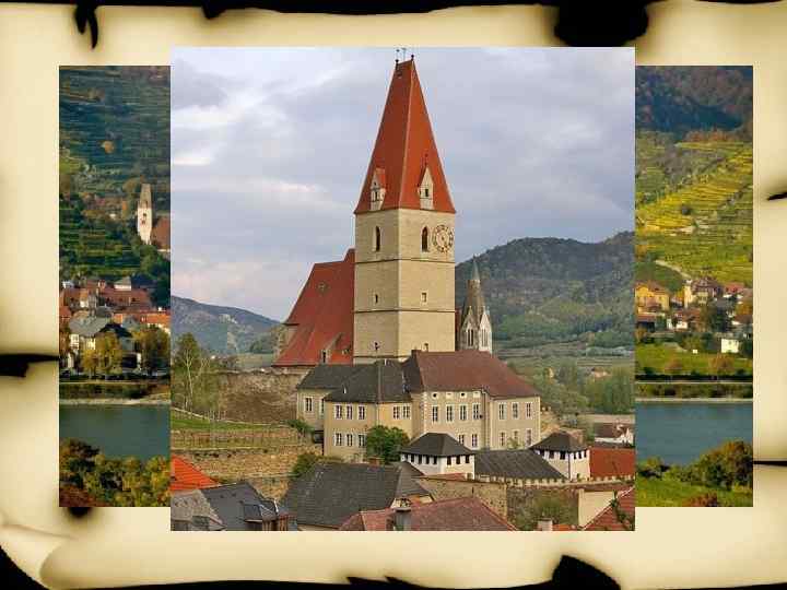  • Стилистика барокко обнаруживается в очертаниях монастыря Гёттвайг (Stift Göttweig). С возвышенности просматривается