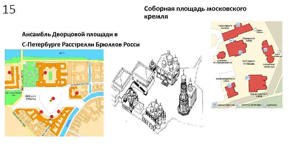 Соборная площадь кремля схема