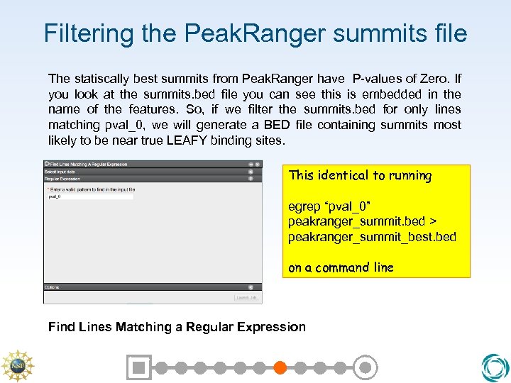 Filtering the Peak. Ranger summits file The statiscally best summits from Peak. Ranger have