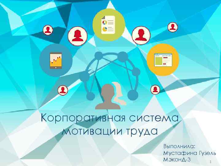 Корпоративная система мотивации труда Выполнила: Мустафина Гузель Мэкон. Д-3 1 