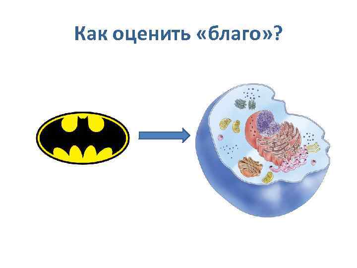 Как оценить «благо» ? 