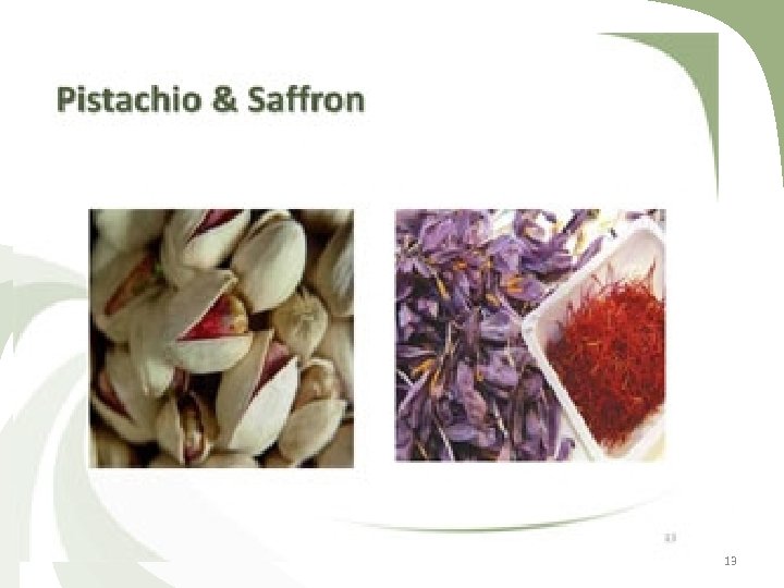 Pistachio & Saffron 13 