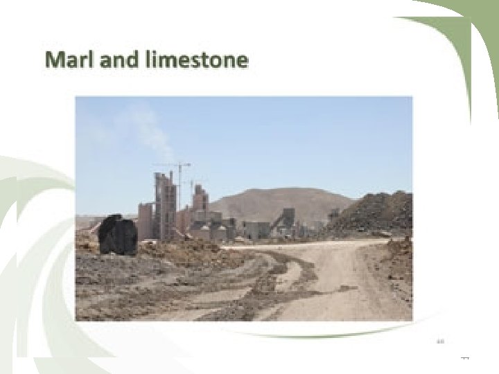 Marl and limestone 44 