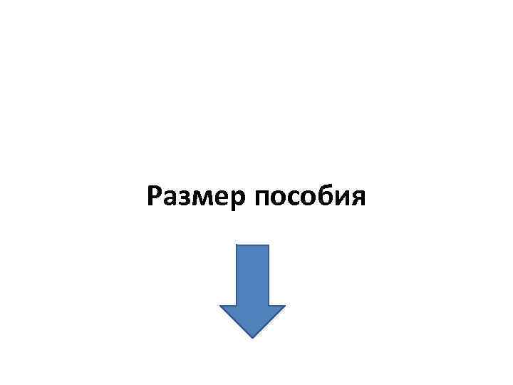 Размер пособия 
