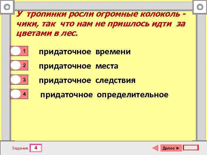 У тропинки росли огромные колоколь чики, так что нам не пришлось идти за цветами