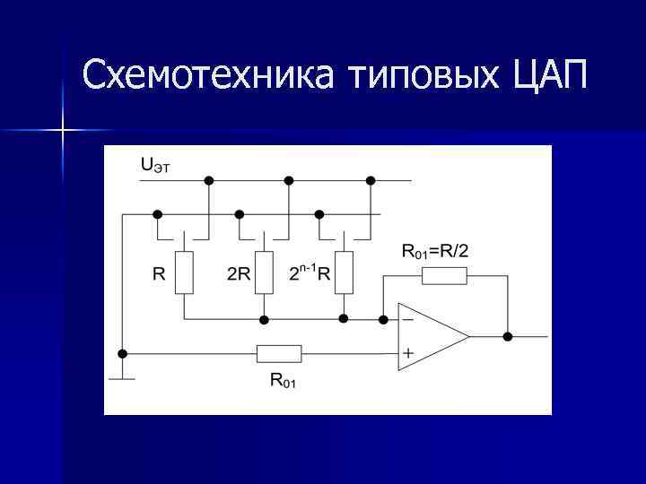 Схемотехника типовых ЦАП 