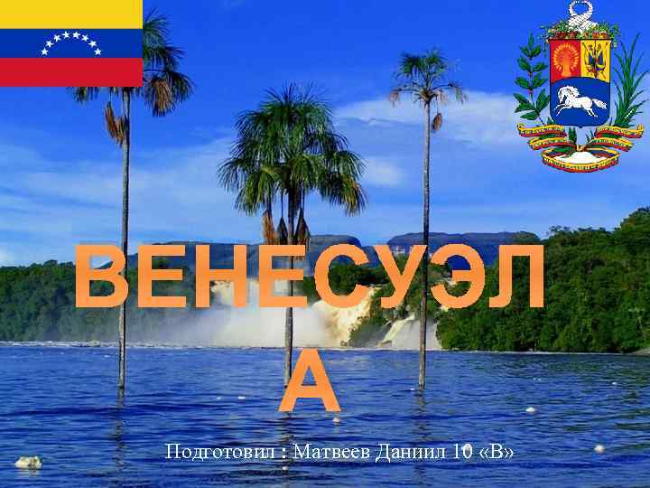 ВЕНЕСУЭЛ А Подготовил : Матвеев Даниил 10 «В» 