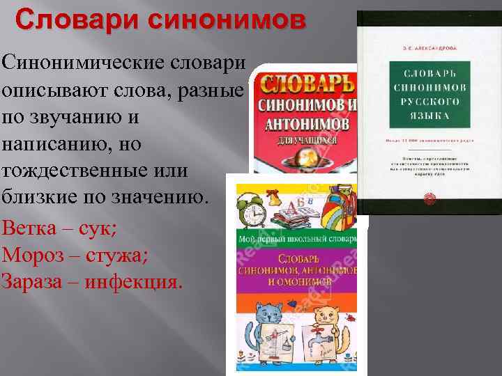 Проект по русскому языку словарь синонимов