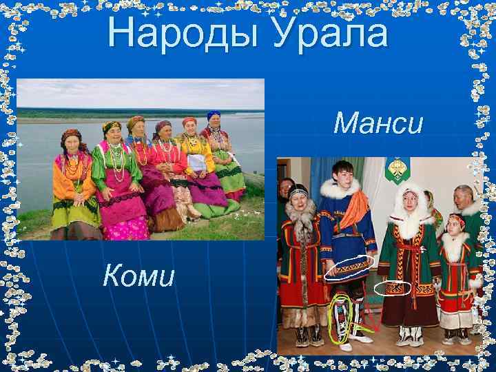Народы Урала Манси Коми 
