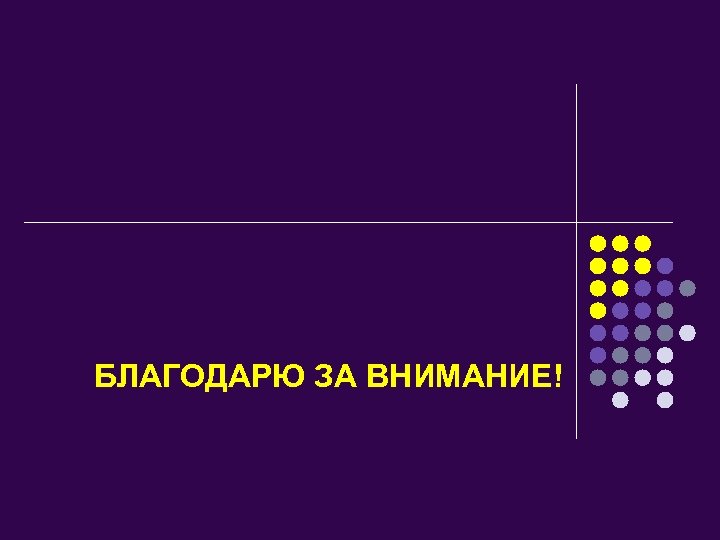 БЛАГОДАРЮ ЗА ВНИМАНИЕ! 