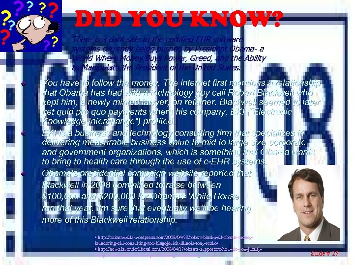 DID YOU KNOW? There is a dark side to the certified EHR software systems