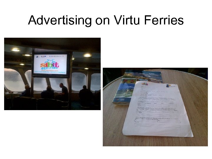 Advertising on Virtu Ferries 
