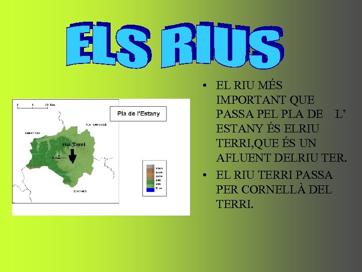  • EL RIU MÉS IMPORTANT QUE PASSA PEL PLA DE L’ ESTANY ÉS