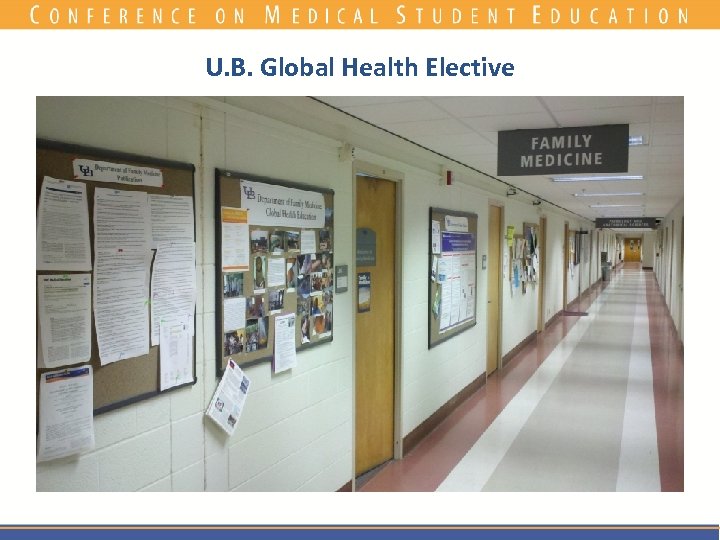 U. B. Global Health Elective 