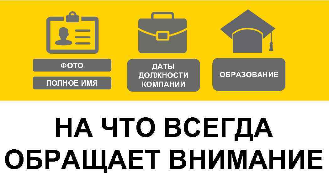 ФОТО ПОЛНОЕ ИМЯ ДАТЫ ДОЛЖНОСТИ КОМПАНИИ ОБРАЗОВАНИЕ НА ЧТО ВСЕГДА ОБРАЩАЕТ ВНИМАНИЕ 