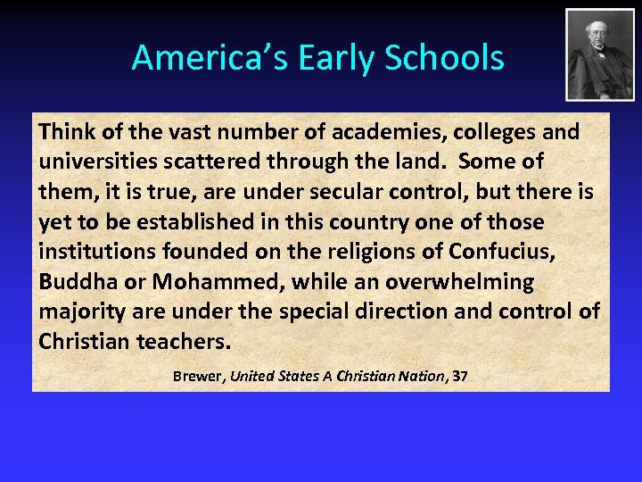 America’s Early Schools Think of the vast number of academies, colleges and universities scattered