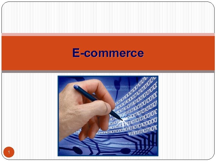 E-commerce 1 