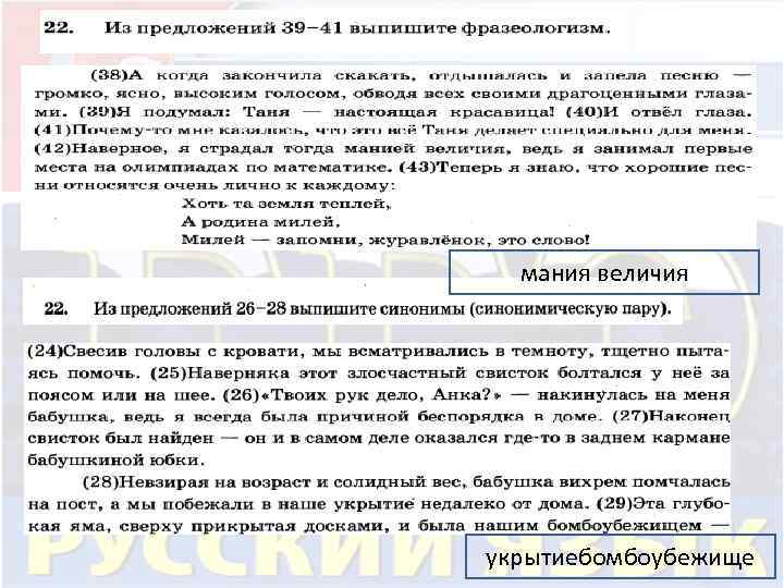 мания величия укрытиебомбоубежище 