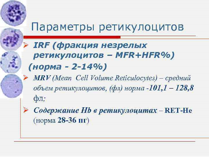 Ретикулоциты повышены