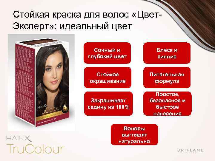 Стойкая краска для волос «Цвет. Эксперт» : идеальный цвет Сочный и глубокий цвет Блеск