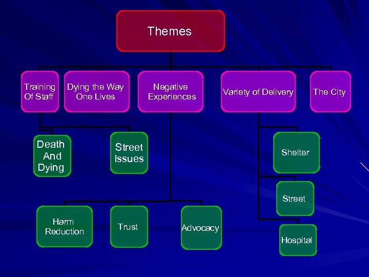 Themes Training Of Staff Dying the Way One Lives Death And Dying Negative Experiences