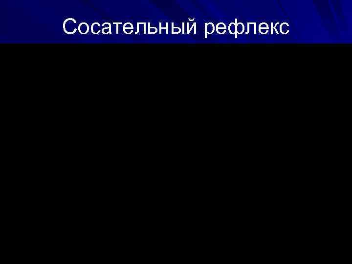 Сосательный рефлекс 