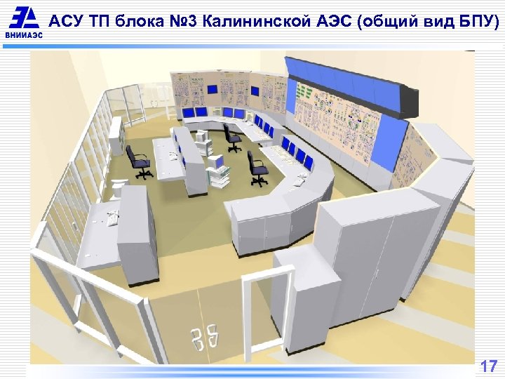 АСУ ТП блока № 3 Калининской АЭС (общий вид БПУ) 17 