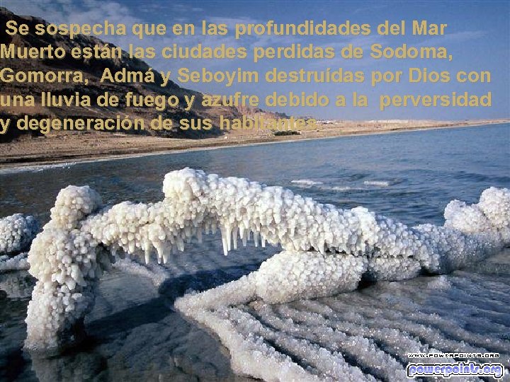 Se sospecha que en las profundidades del Mar Muerto están las ciudades perdidas de