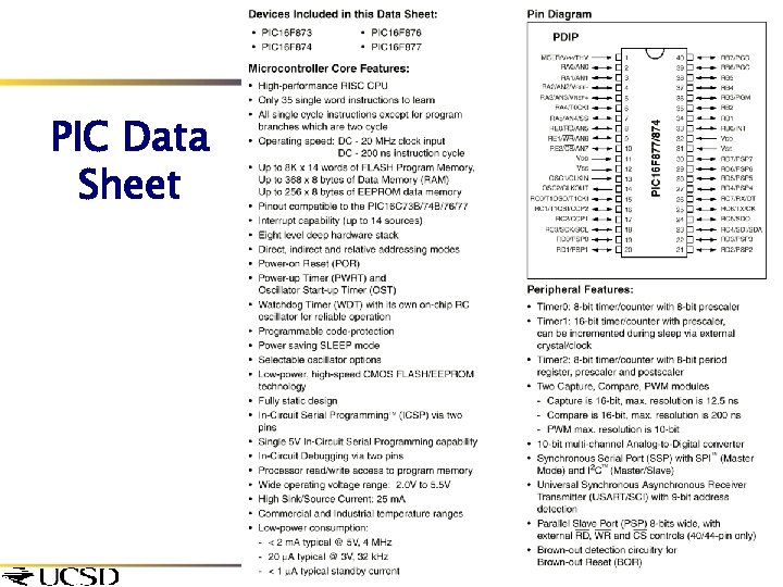 PIC Data Sheet 