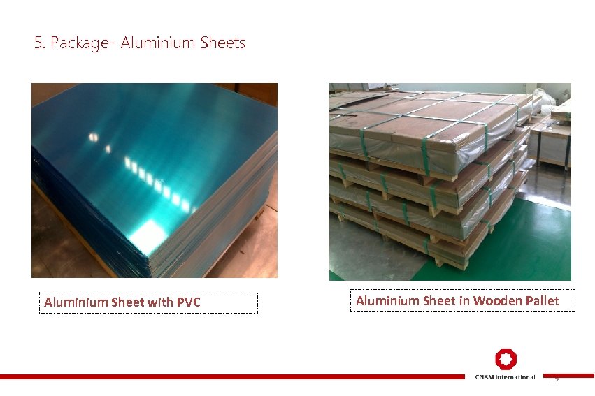 5. Package- Aluminium Sheets Aluminium Sheet with PVC Aluminium Sheet in Wooden Pallet 19