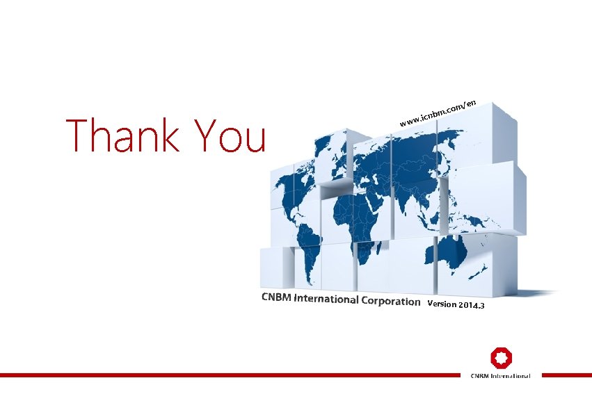 Thank You n m/e m. co. icnb www Version 2014. 3 