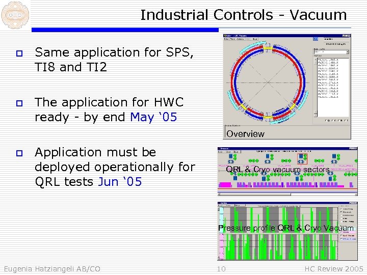 Industrial Controls - Vacuum o o Same application for SPS, TI 8 and TI