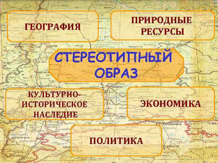 ГЕОГРАФИЯ ПРИРОДНЫЕ РЕСУРСЫ СТЕРЕОТИПНЫЙ ОБРАЗ КУЛЬТУРНОИСТОРИЧЕСКОЕ НАСЛЕДИЕ ЭКОНОМИКА ПОЛИТИКА 