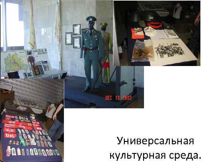 Универсальная культурная среда. 